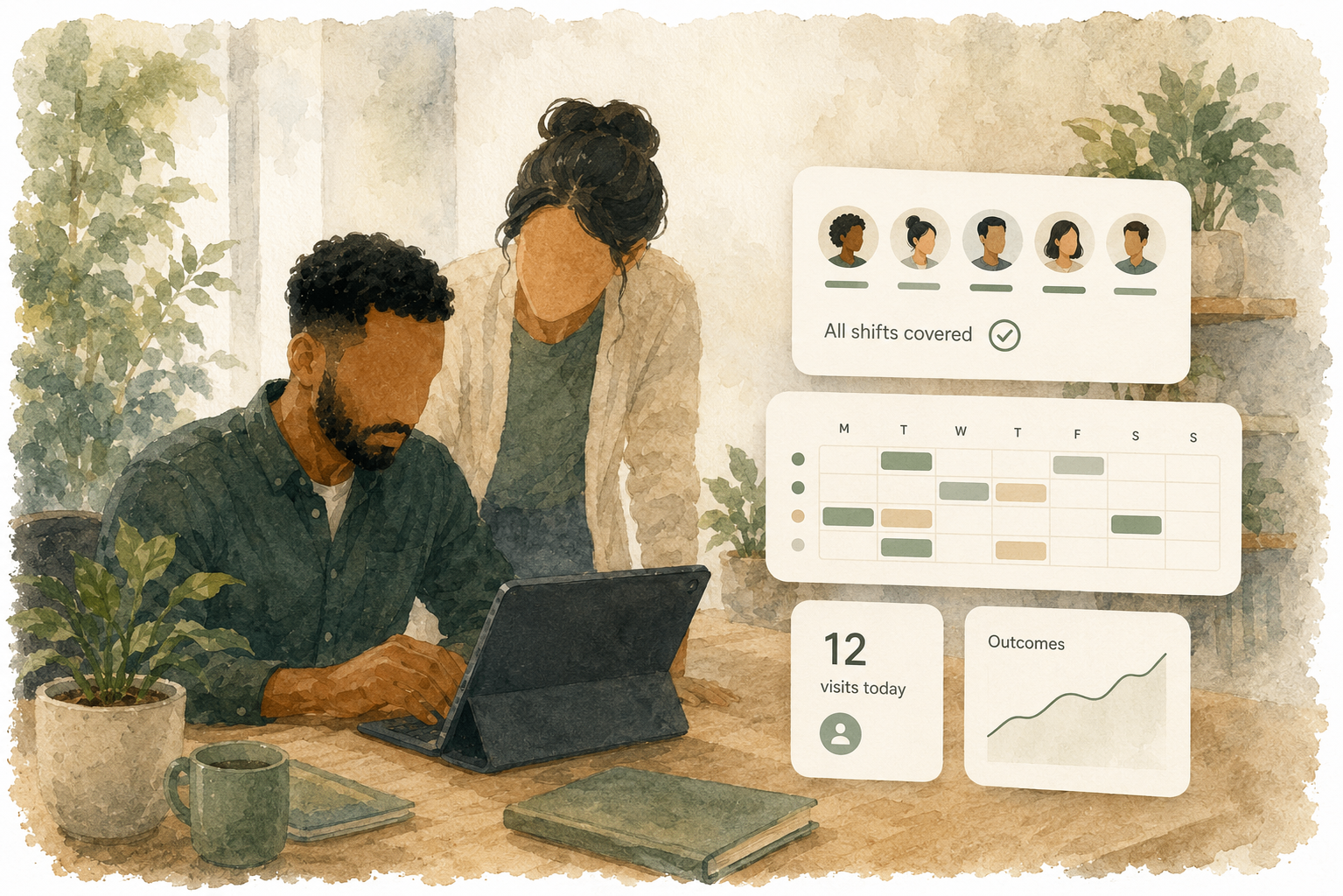 Agencies illustration