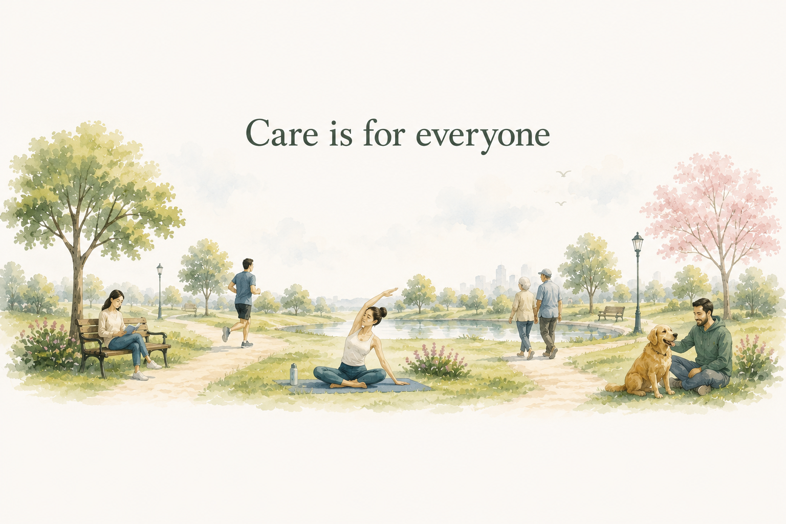 Care is for everyone illustration